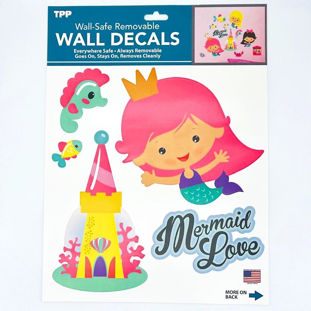 5/$25 Wall decals: Mermaids